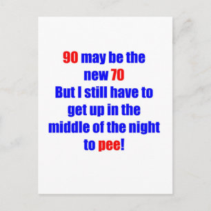 90 new 70 postcard