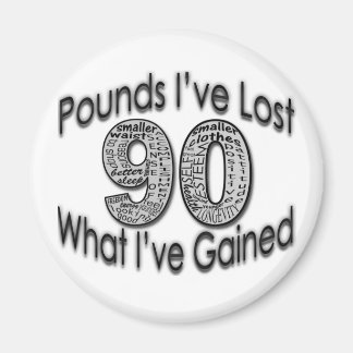 90 Pounds Lost Magnet