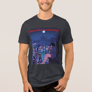 90’s Anime Night Vista Tri-Blend Tee