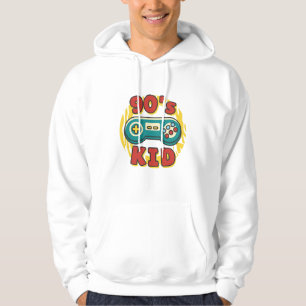 90’s Kid Retro Gaming Nostalgia Art Hoodie