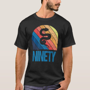 90 Year Old 90th Birthday Snake Reptile Man Woman T-Shirt