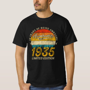90 Year Old Bday 1935 Awesome 90th Birthday Gift T-Shirt