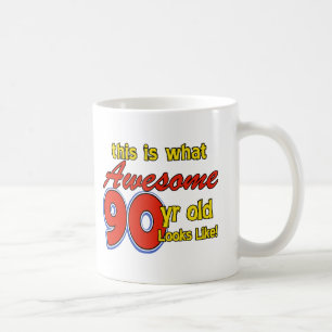 90 year old designs coffee mug
