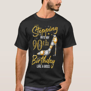 90 Year Old   Stepping Into My 90th Birthday Like  T-Shirt