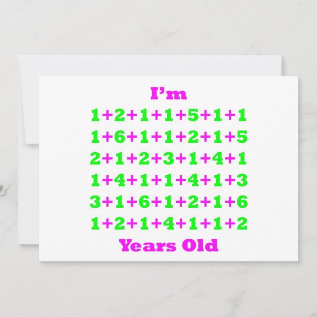 90 Years Old Magenta Gr Card (Front)