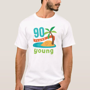 90 Years Young Birthday Gift T-Shirt