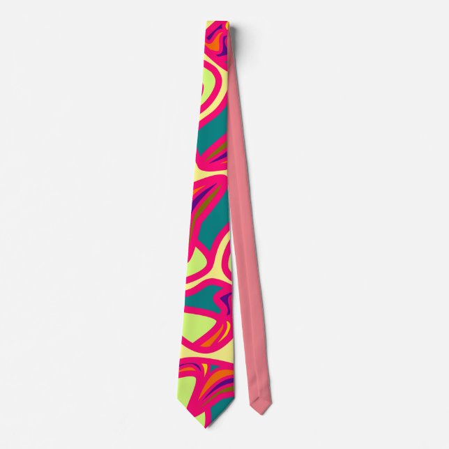 90s Abstract Pattern Rad Tie (Front)