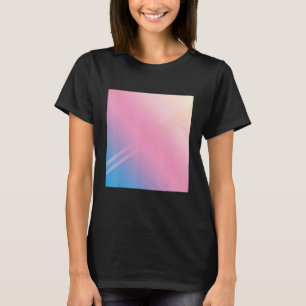 90s Aesthetic - Pink Blue Abstract Graphic T-Shirt