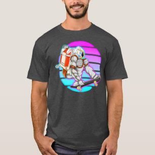 90s Art Skateboarding Retro Vaporwave Skateboarder T-Shirt