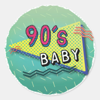 90's Baby Pattern Stickers