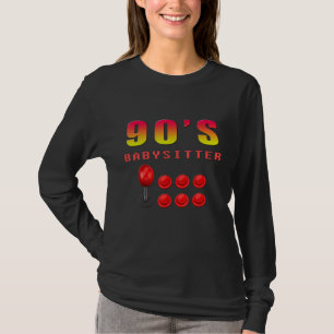 90s Babysitter Video Gamer Humour Joke T-Shirt