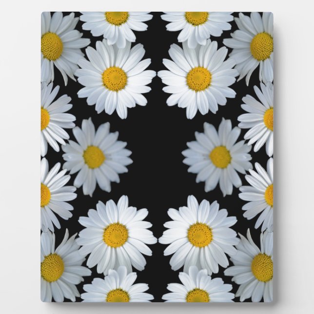 90s black daisy plaque (Front)