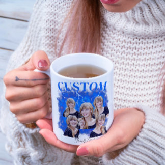 90's bootleg rap tee custom photo coffee mug