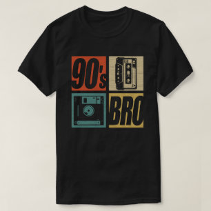 90s Bro 1990s Fashion 90 Theme Party Nineties  T-Shirt