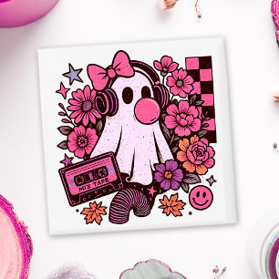 90s Bubblegum Aesthetic Retro Ghost Girl Halloween Magnet