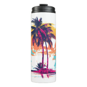 90s Coconut Colourful Thermal Tumbler