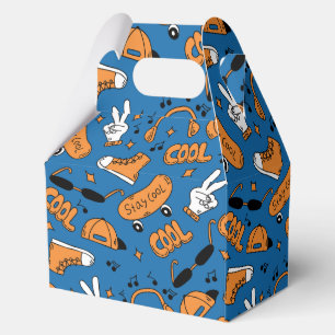 90s Comic Pattern Favour Box