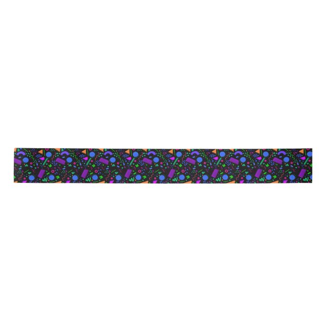 90s design ribbon satin ribbon (Front)