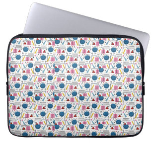 90s Geometric shapes Laptop Sleeve