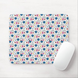 90s Geometric shapes Mouse Pad