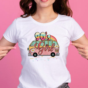90's Girl Hippie Camper Retro Groovy T-Shirt