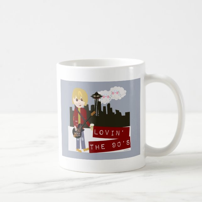 90s Grunge Cartoon Coffee Mug (Right)