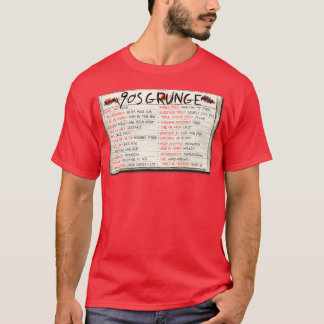 90s Grunge Rock Tape Cassette T-Shirt