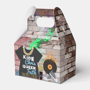 90's Hip Hop Baby Shower Gable Favour Box