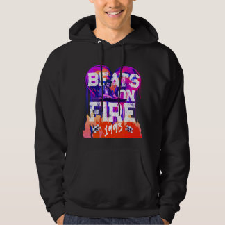 90'S HIP HOP BEATS ON FIRE DJ GRAPHIC HOODIE