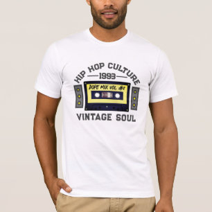 90'S HIP HOP CULTURE CASSETTE GRAPHIC T-Shirt