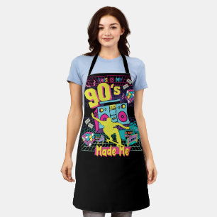 90's Hip Hop Vibes Retro Made Me Apron