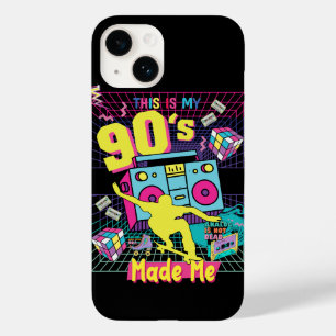 90's Hip Hop Vibes Retro Made Me Case-Mate iPhone 14 Case