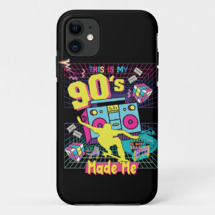 90's Hip Hop Vibes Retro Made Me iPhone 11 Case