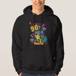 90's Hip Hop Vibes Retro Made Me Hoodie