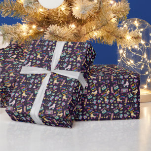 90's Hip Hop Vibes Retro Made Me Pattern Wrapping Paper
