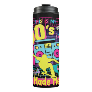 90's Hip Hop Vibes Retro Made Me Thermal Tumbler