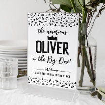 90s Hip Hop Welcome Sign, Notorious One Birthday