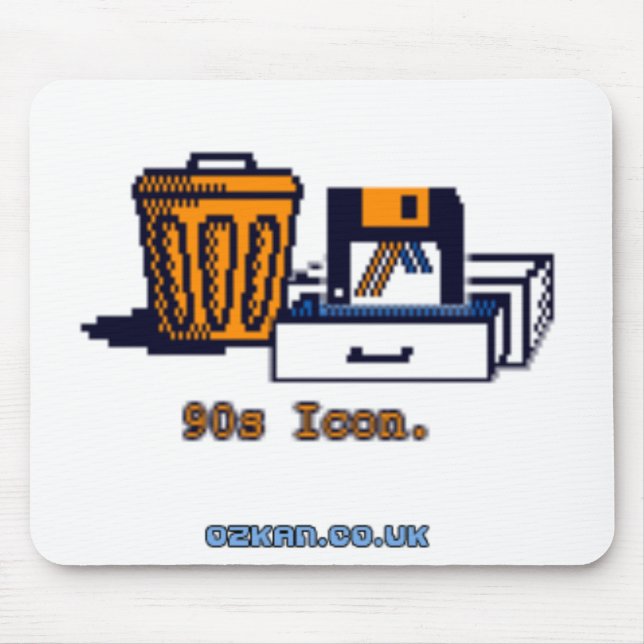 90s Icon,Amiga Mouse Pad (Front)