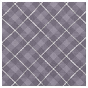 90s Inspired Plaid Unisex Pattern Grunge Grey Fabric