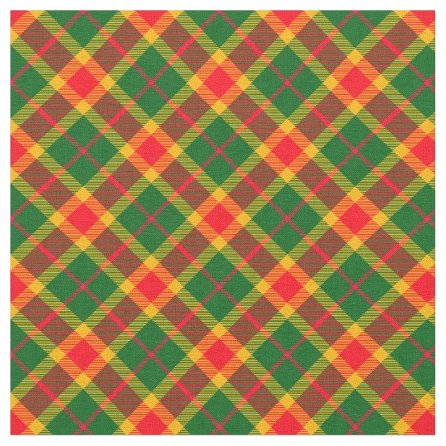 90s Inspired Slanted Plaid Grunge Green Pattern Fabric (Close Up)