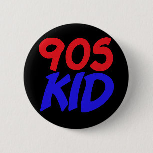 90s Kid 6 Cm Round Badge
