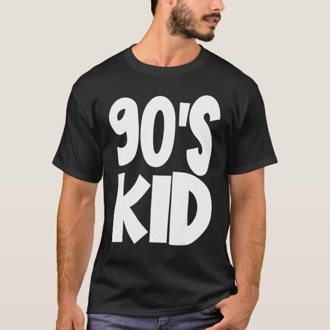 90's Kid Costume  Vintage Retro Party T-Shirt (Front)