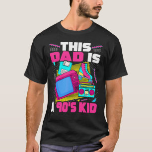 90's Kid Dad 90s Aesthetic Father's Day Dad Retro T-Shirt
