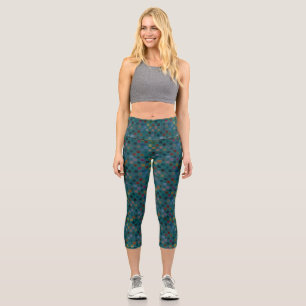 90's Kitchen Backsplash Memories Capri Leggings