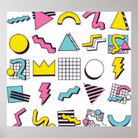 90's Memphis: Pop Design Elements.