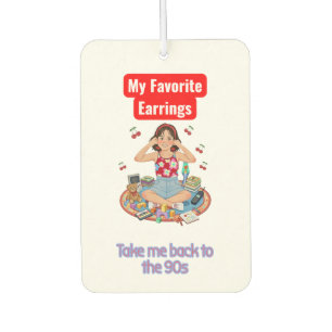 90s Nostalgia girl  Car Air Freshener