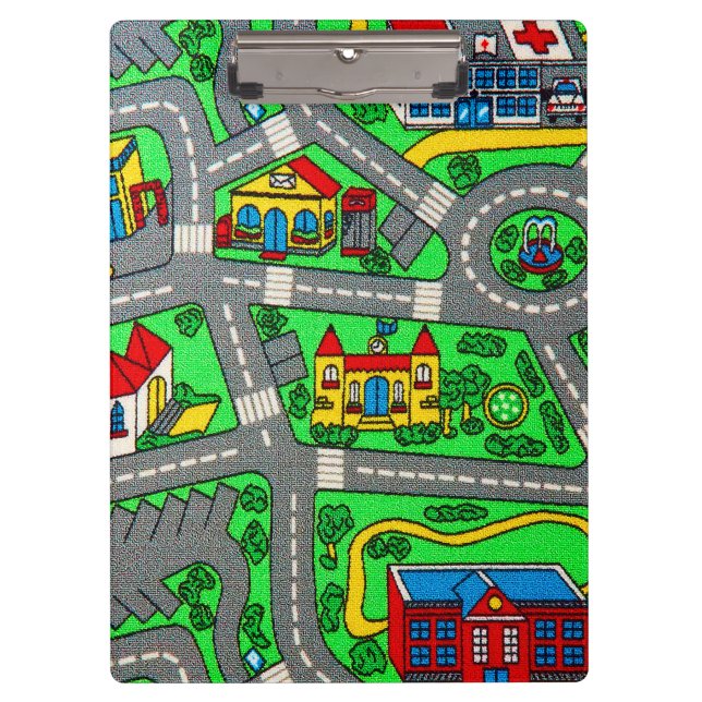 90s nostalgia, Track carpet Car Road nostalgia Clipboard (Front)