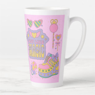 90s patterns  latte mug
