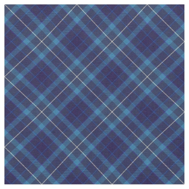 90s Plaid Dark Unisex Grunge Navy Blue Pattern Fabric (Close Up)