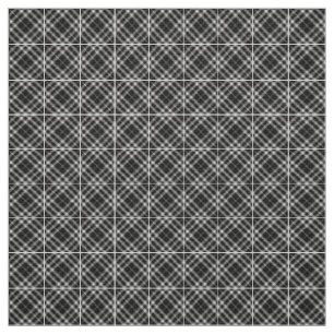 90s Plaid Unisex Pattern Grunge Black White Trendy Fabric